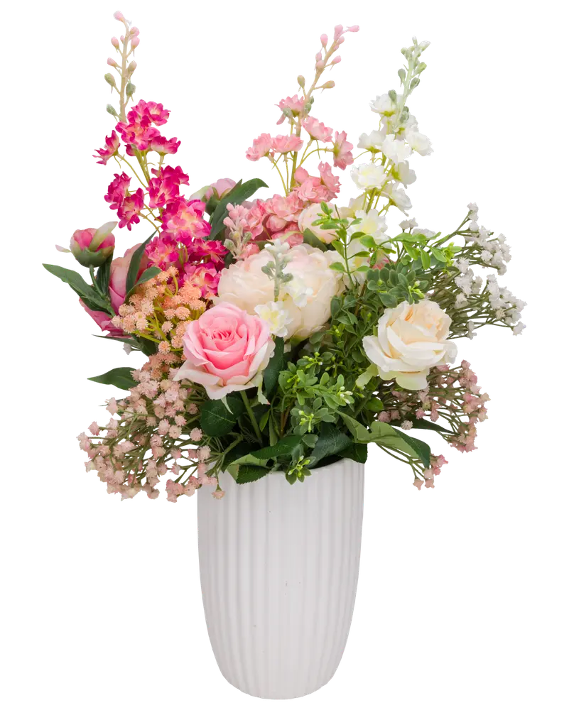 Kunstig ridderspore - 85 cm assorterede farver