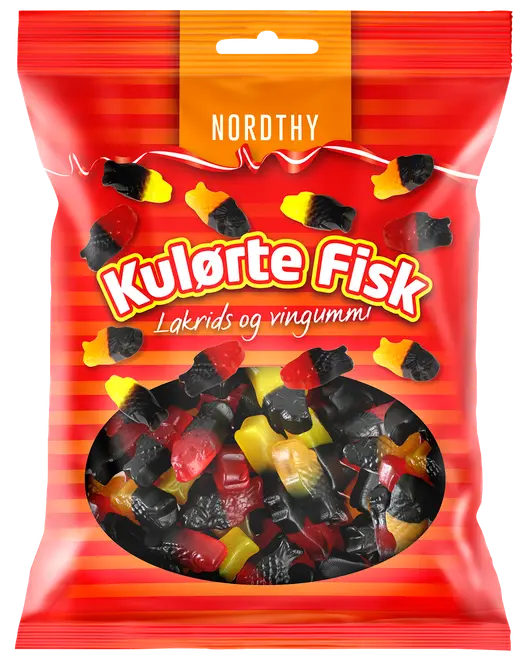 NORDTHY Kulørte fisk 170 g