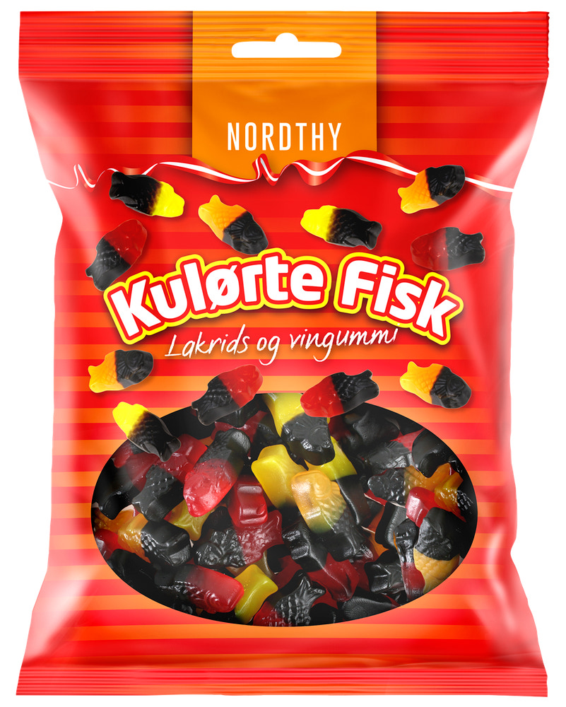 NORDTHY Kulørte fisk 170 g