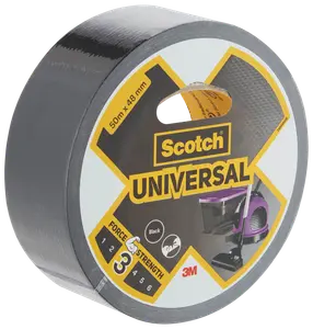 Scotch® Universal Lærredstape Sort 48 mm x 50 meter