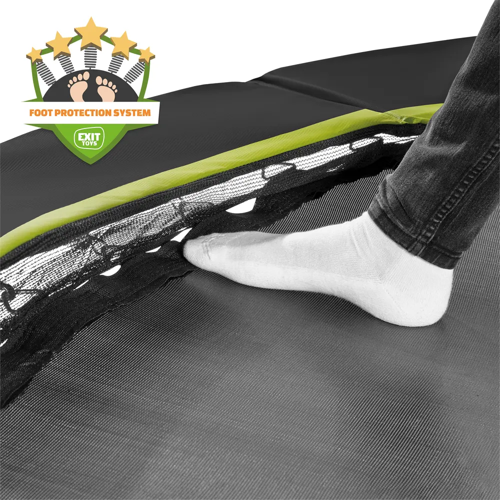 EXIT Silhouette Trampolin til nedgravning  244X366 CM