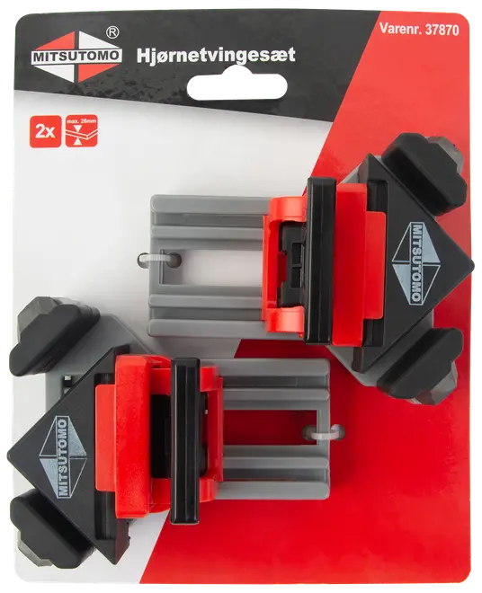 Mitstuomo hörntving 26 mm 2-pack