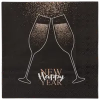 Nyårsservetter – olika mönster