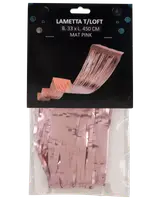 Glittergirlang till taket - rosa