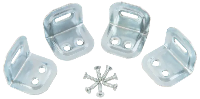 Vinkelbeslag 21 x 26 x 38 mm 4-pack
