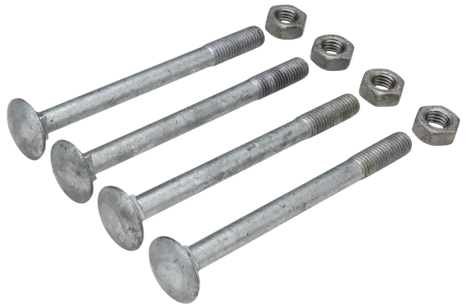 Vagnsbult med mutter M10x120