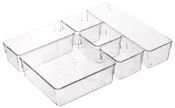 Organizer sæt akryl 6 dele