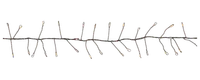 Klusterljus 240 LED metalltråd