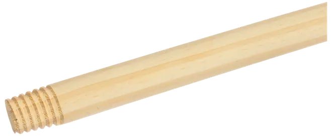 Träskaft med skruvgänga 120 cm