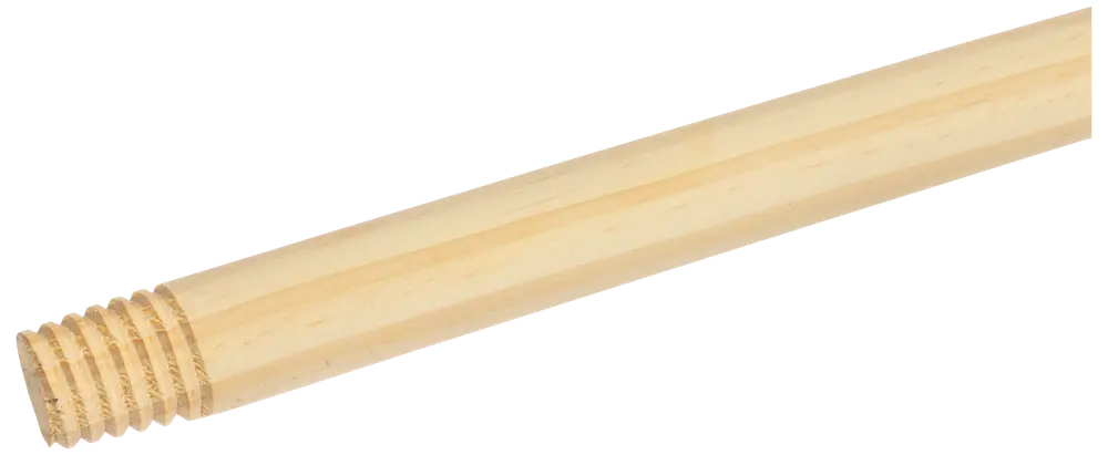 Träskaft med skruvgänga 120 cm