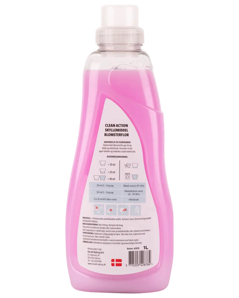 Clean Action - Skyllemiddel 1000 ml - Blomsterflor