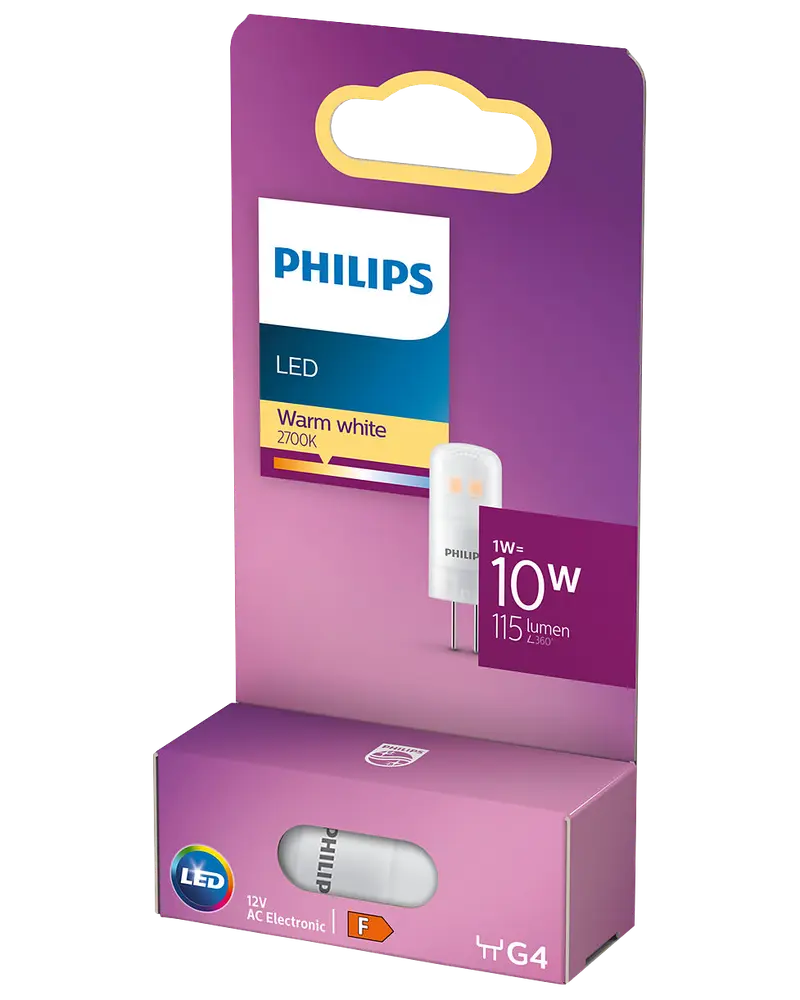 PHILIPS Kapselpære 1W G4