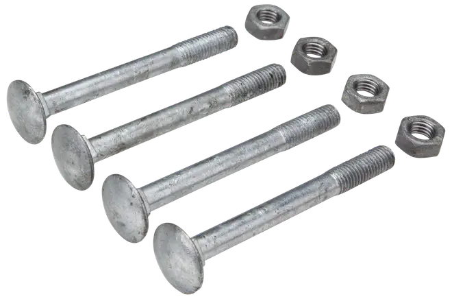 Vagnsbult med mutter M10x100