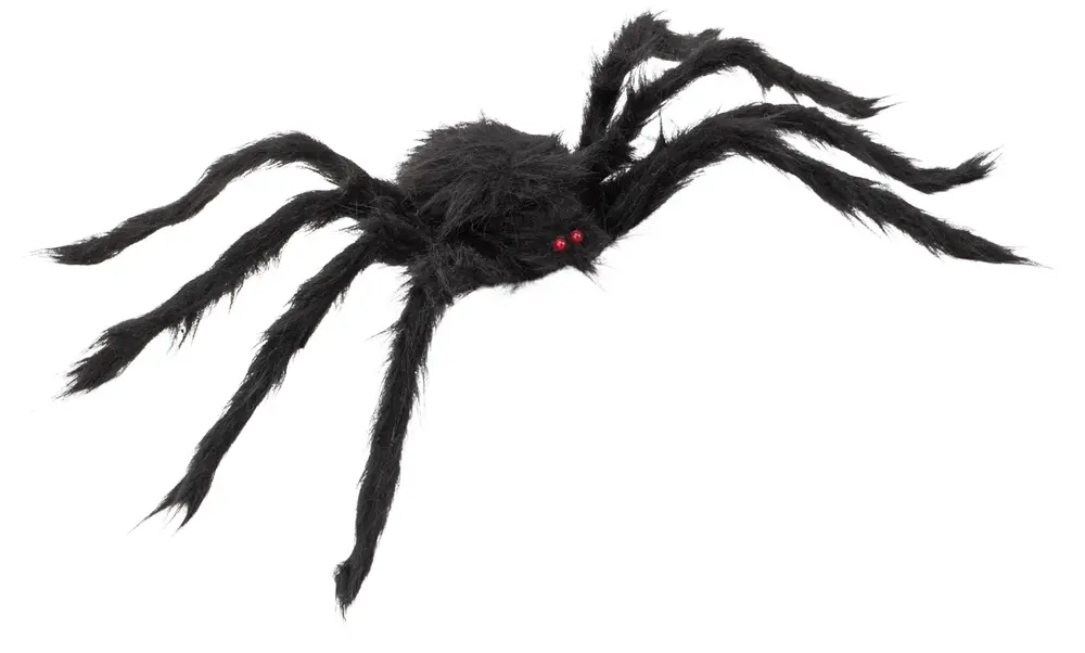 Halloween spindel 66 cm - svart