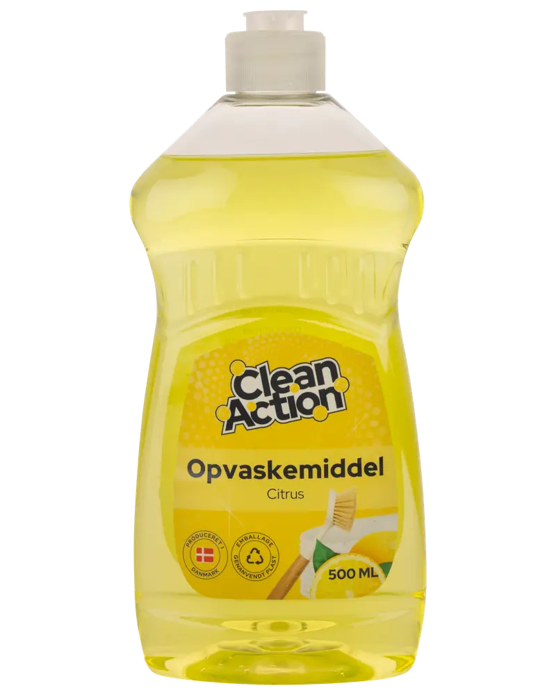 Clean Action Opvaskemiddel 500 ml - Citrus