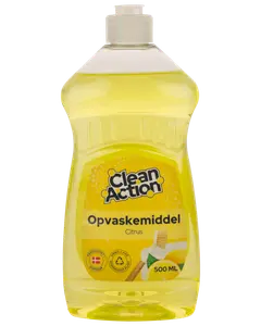 Clean Action Opvaskemiddel 500 ml - Citrus