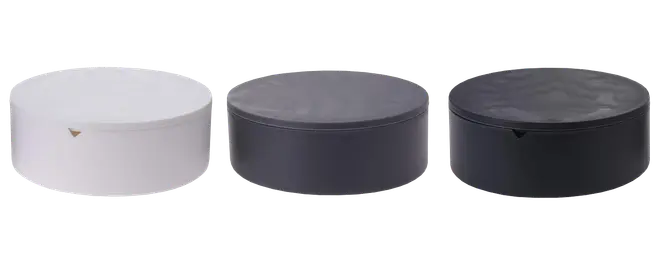 Spejl med organizer Ø14 cm - assorterede farver