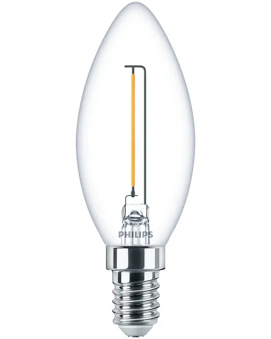 PHILIPS LED kronlampa 2W E14 B35