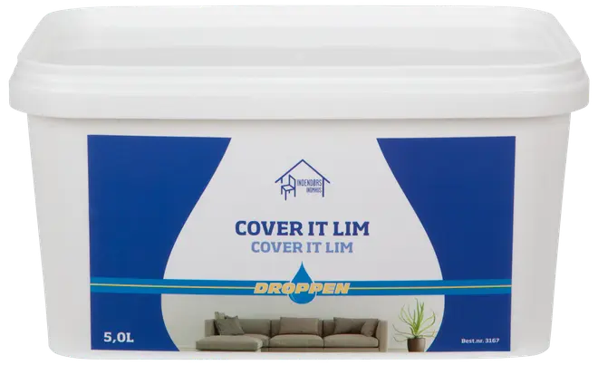 Droppen Cover'it lim 5 L