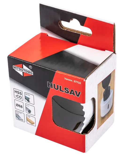 Mitsutomo Hålsåg M42 kobolt Ø68 mm