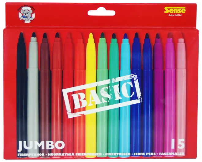 Sense Jumbo fibertusser basic 15 stk.