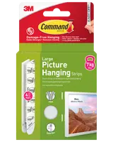 Command™ Strips Tavelupphängning - Vit L