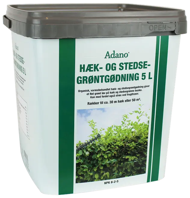 Adano Ekologisk gödning för häckar och vintergröna växter 5 L