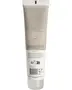 Bagside af beige hudplejetube med hvid hætte, mærket pH 5-6, 150 ml, fremstillet i Sverige.