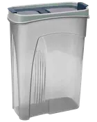 Madopbevaringsboks 2.4L med 2 åbninger