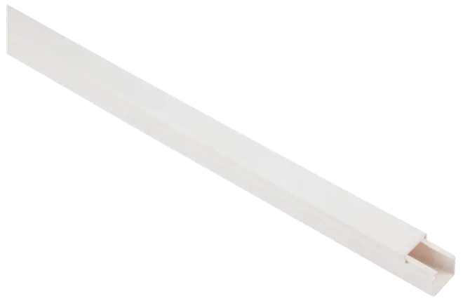 Kabelkanal 15 x 15 mm 2 m - Hvid