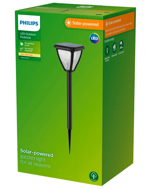 Philips Vapora - piedestal solcell