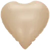 Folieballon 34 cm - Beige hjerte