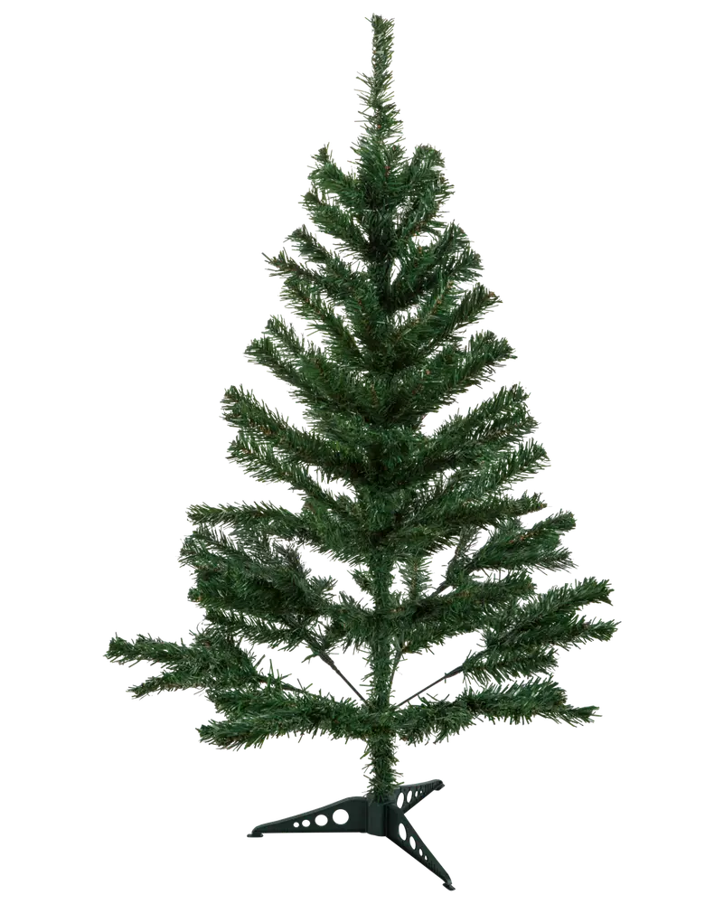 Julgran på fot 90 cm plast