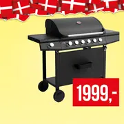 Gasgrill med 6+1 brændere