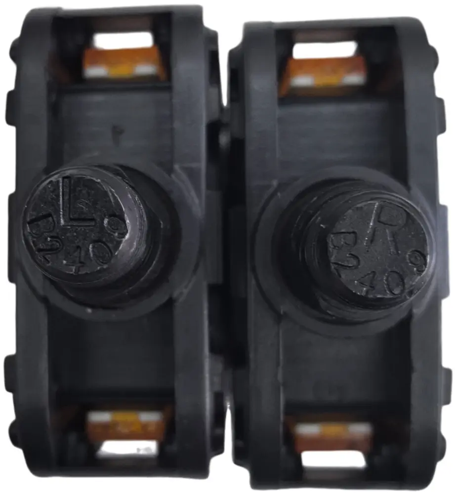 Pedal plast/gummi senior 2 st.