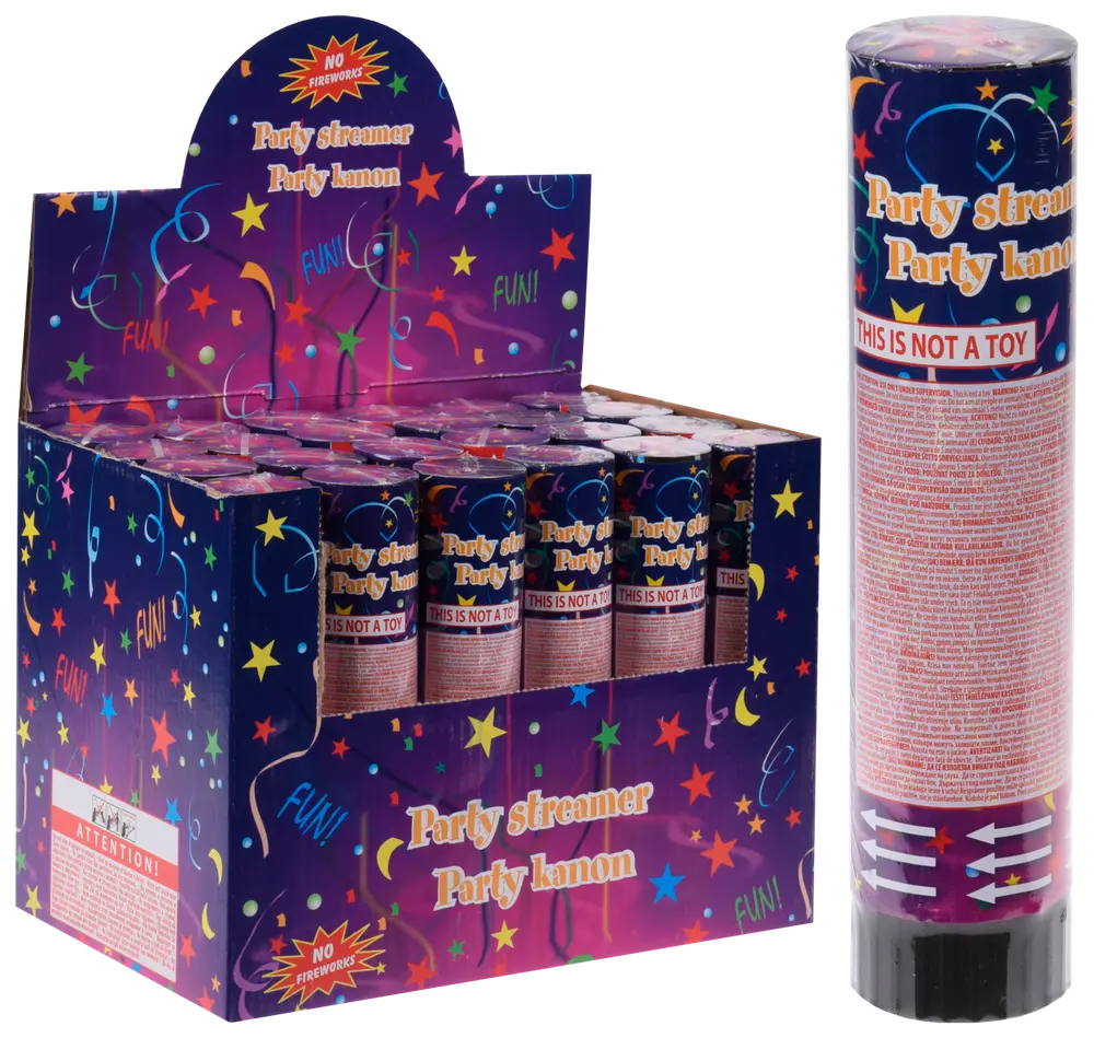 Konfettikanon 20,5 cm