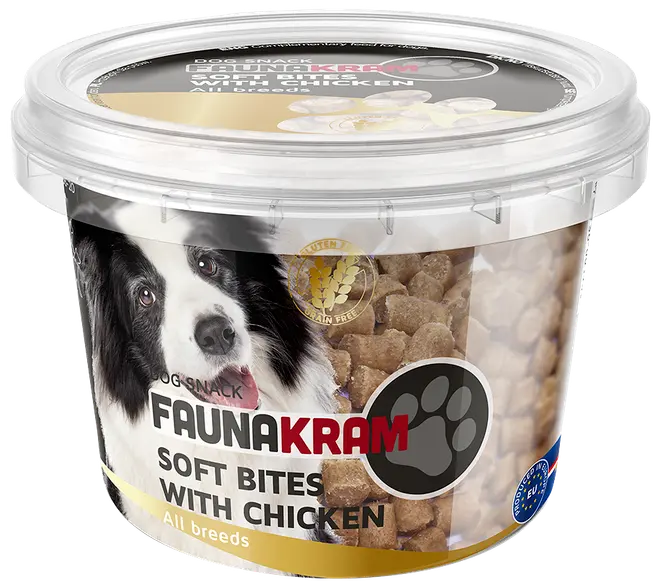 Faunakram Hundgodis Kyckling Mjuk 200 g