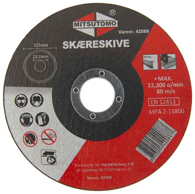 Kapskiva Ø125 x 1 mm