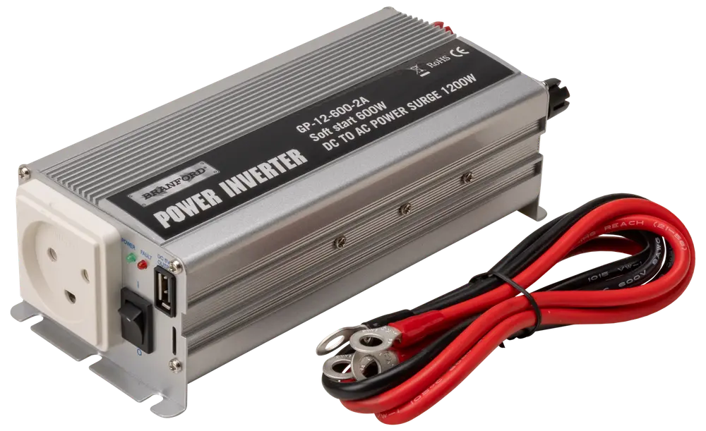 BRANFORD Inverter/omformer 600 W 12 V til 230 V