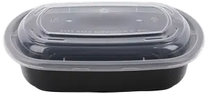 Madboks med låg 600 ml 6-pak