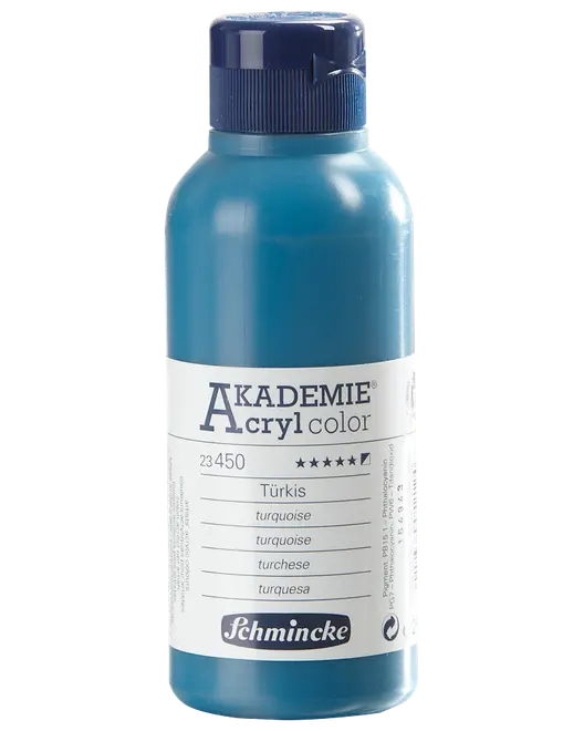 Schmincke Akrylfarve 250 ml Turquoise