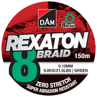 /dam-flatlina-8-braid-150-m-015-mm-gron