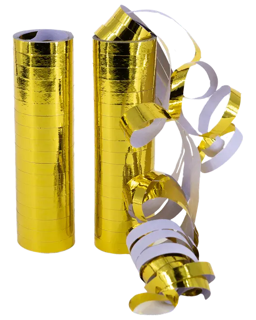Serpentiner guld 2-pack