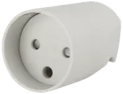 Forlængerled rund - grå