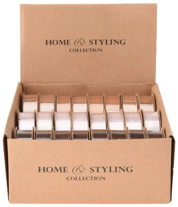 Låda med 24 doftfria värmeljus i klara plasthållare, ordnade i rader. Passar för heminredning, evenemang eller vardagsbruk. Enkel förpackning med Home Styling Collection.