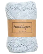 Bomullsgarn 50 g babyblå 