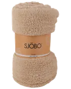 Fleecetæppe teddy - Assorterede farver