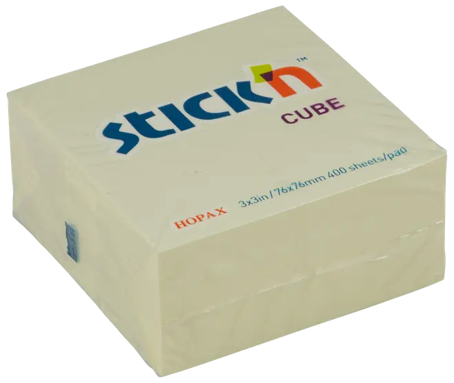 Notisblock 400 blad gul