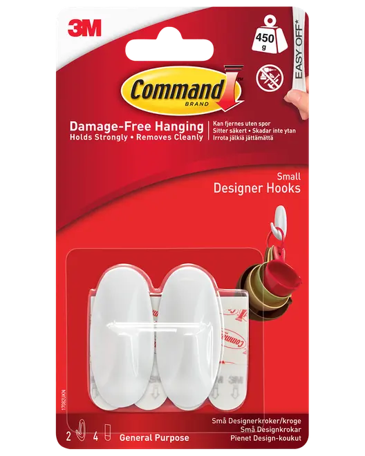 Command™ Designkrok 2-pack – Små