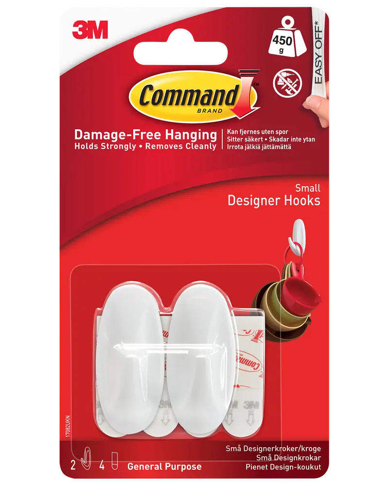 Command™ Designkrok 2-pack – Små